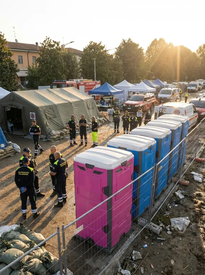 Emergenze: noleggio bagni chimici