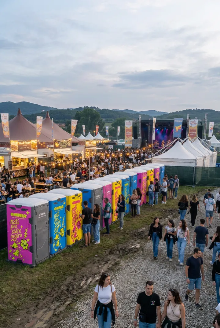 Eventi e festival: noleggio bagni chimici