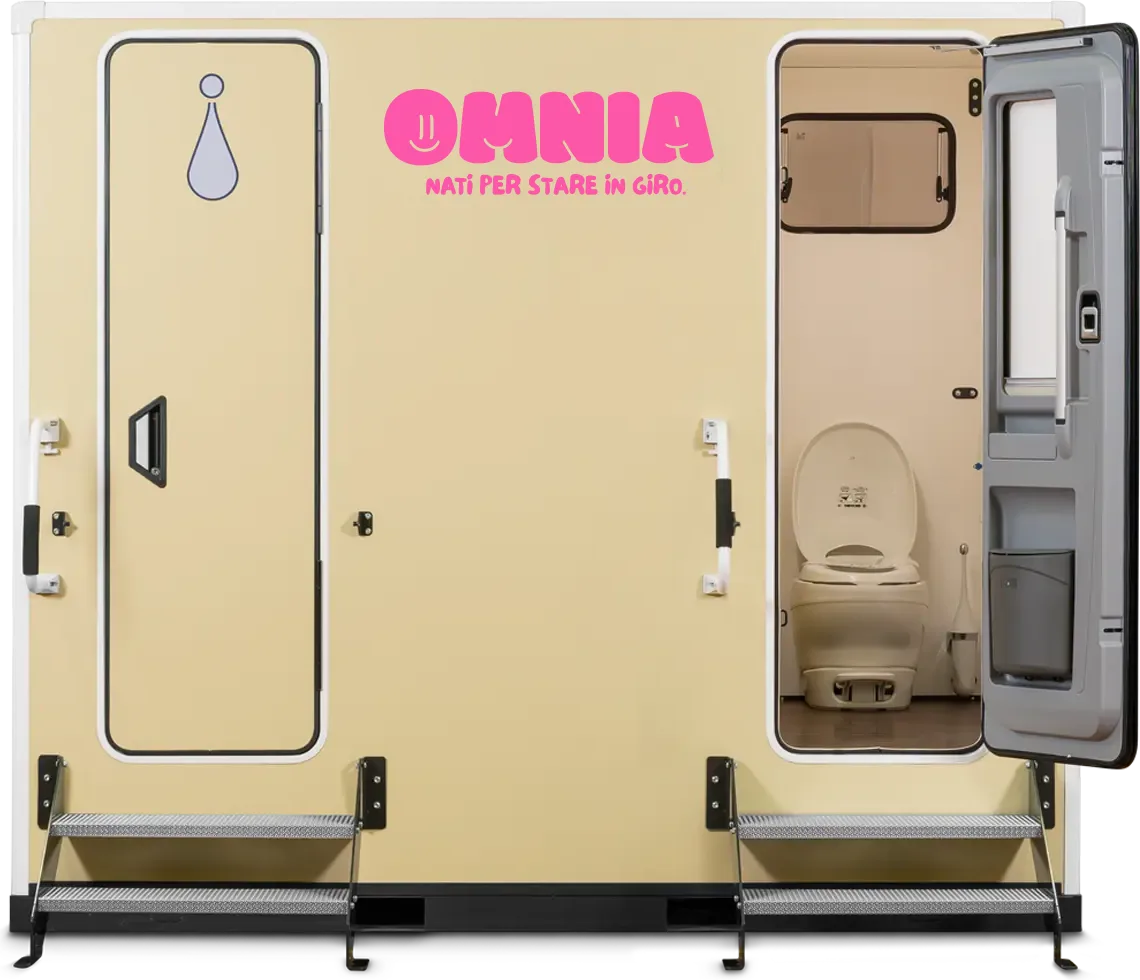 Bagno di lusso a due postazioni Omnia Duo per matrimoni